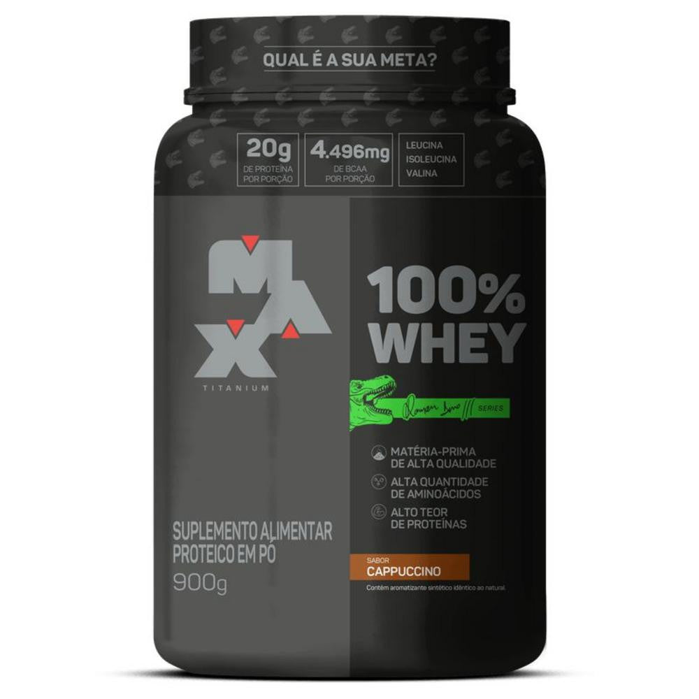 100% Whey Protein (Pote) 900g - Max Titanium