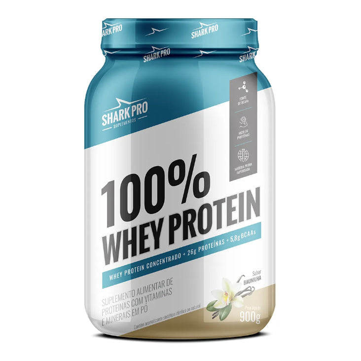 100% Whey Protein Pote 900g - Shark Pro