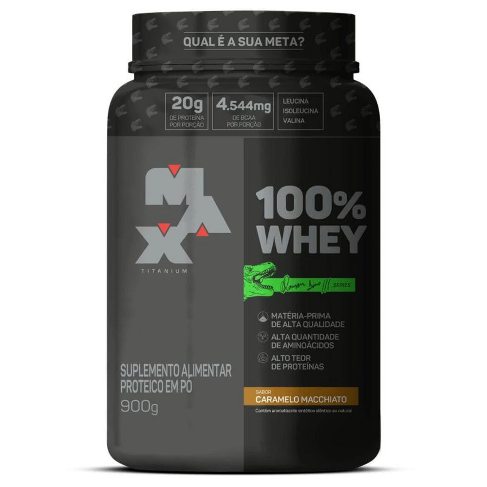 100% Whey Protein (Pote) 900g - Max Titanium