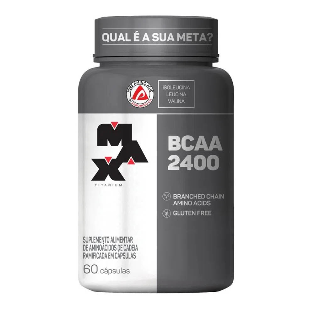 Bcaa 2400 Pote Com 60 Capsulas Max Titanium