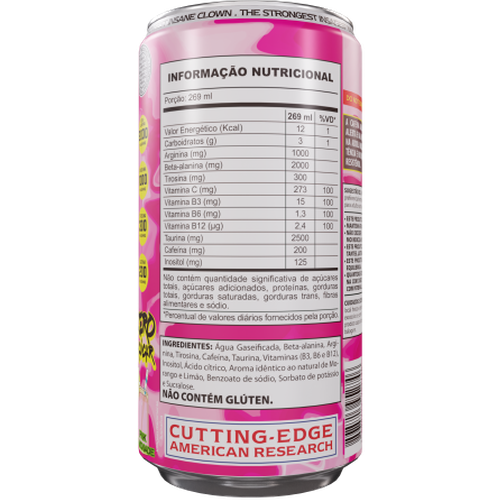 PRÉ TREINO INSANE CLOWN ENERGY 269ml  - DEMONS LAB