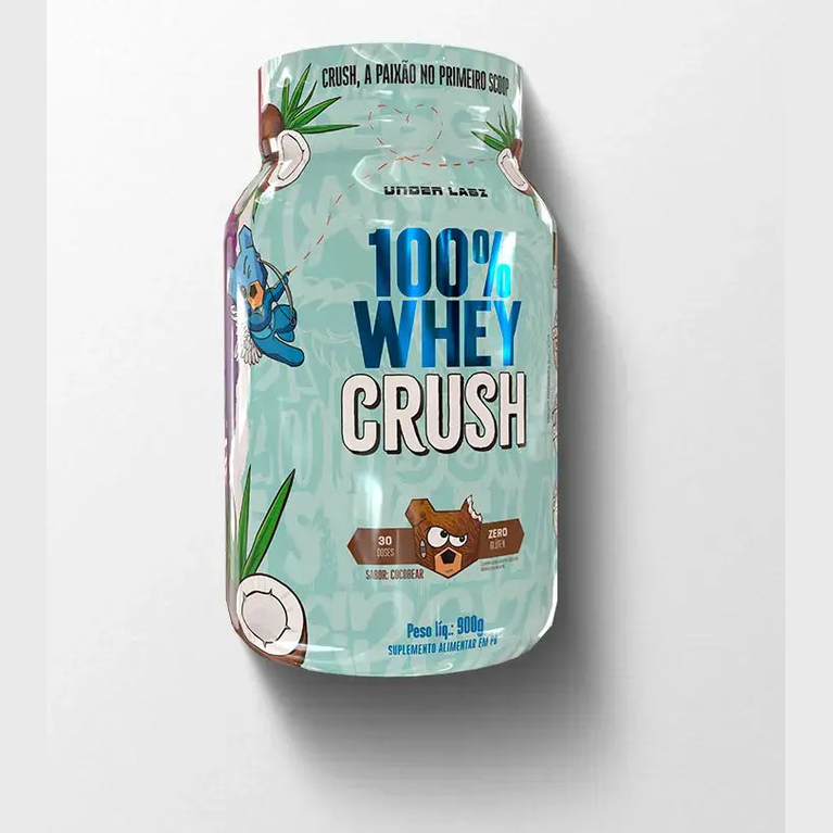 100% WHEY CRUSH CONCENTRADA POTE 900G - Under Labz
