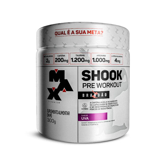 SHOOK  WORKOUT RAFAEL BRANDÃO 300g (Pré Treino) - MAX TITANIUM