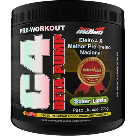 C4 Beta Pump Em Pote De 225g (Pré Treino) - New Millen