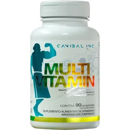 Multi Vitamin 90 Tabs - Multivitaminico 90 Doses - Canibal