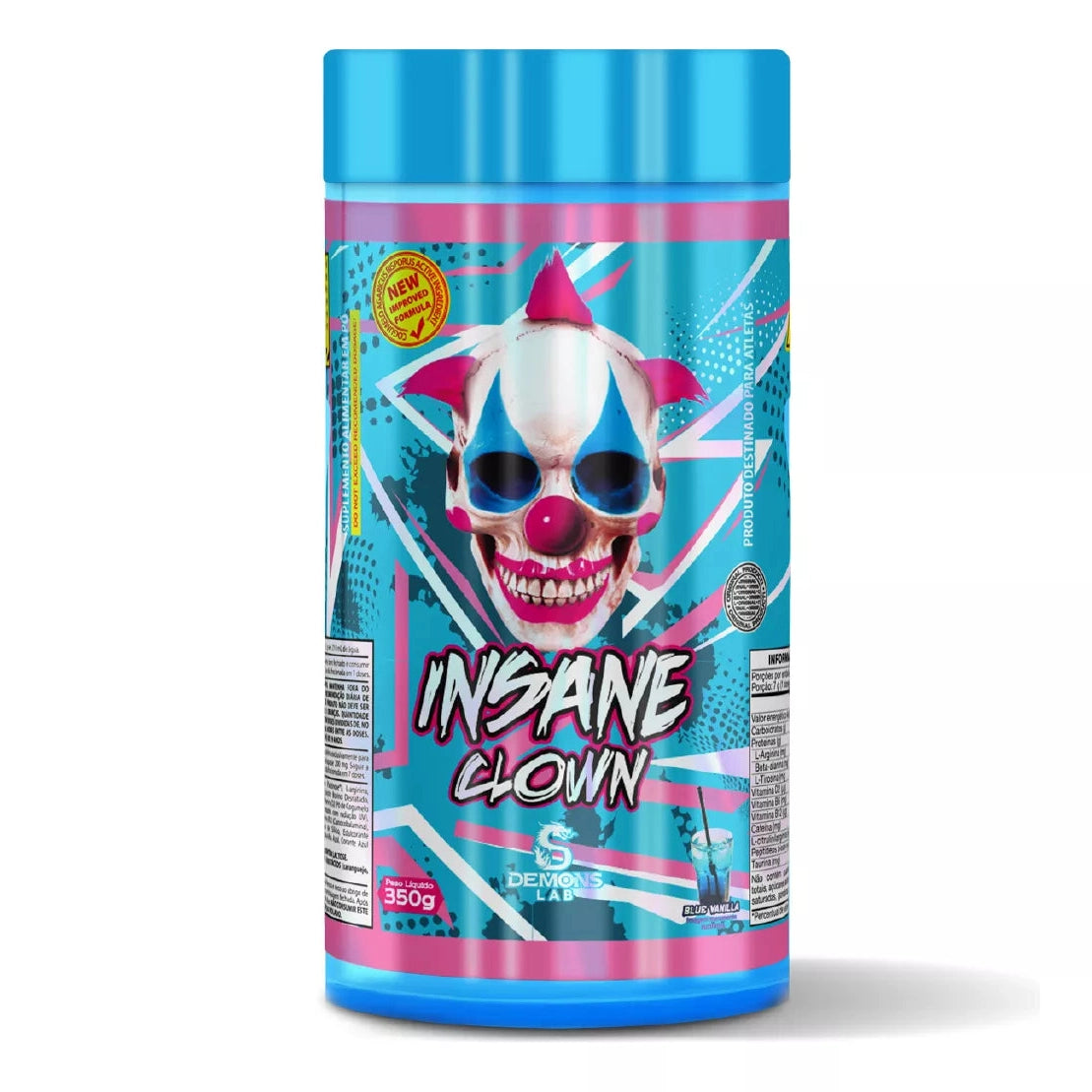 Pré Treino Insane Clown 350G (50 DOSES) - Demons Lab