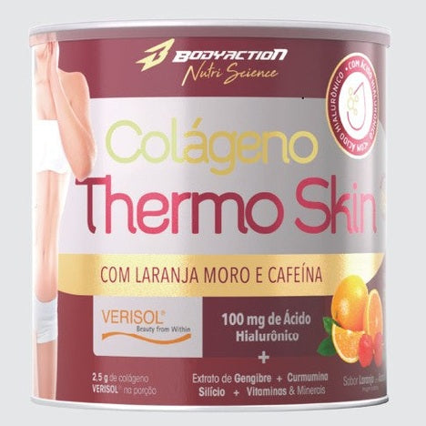 Colageno Themo Skin 200g (COM AÇÃO TERMOGÊNICA - LARANJA MORO + CAFEÍNA) - Bodyaction