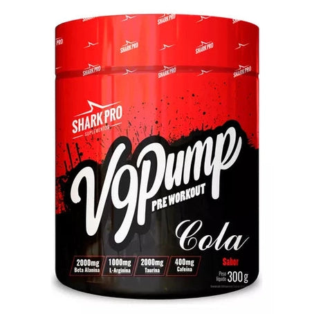 V9-pump - Pré Treino 300g (30 doses) - Shark Pro
