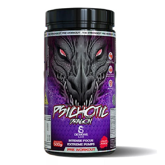 Pré Treino Psichotic Dragon - 500g Demons Lab