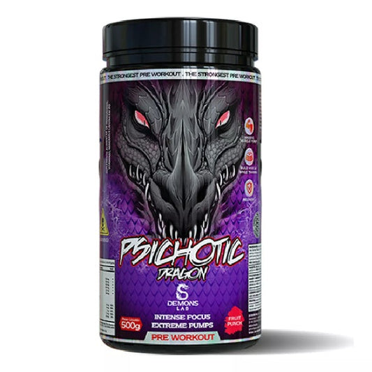 Pré Treino Psichotic Dragon - 500g Demons Lab