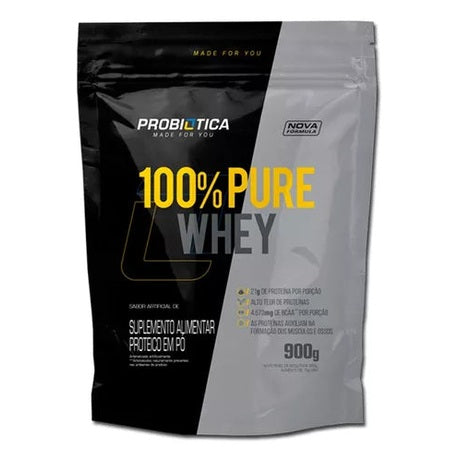 100% Pure Whey Protein Probiótica - Refil 900g