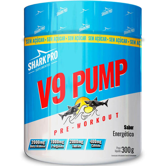 V9-pump - Pré Treino 300g (30 doses) - Shark Pro