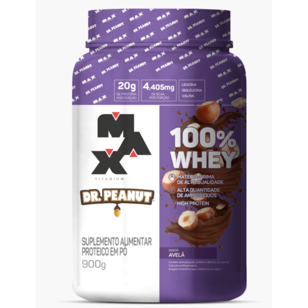 100% Whey Dr Peanut Pote 900g - Max Titanium