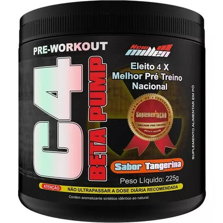 C4 Beta Pump Em Pote De 225g (Pré Treino) - New Millen