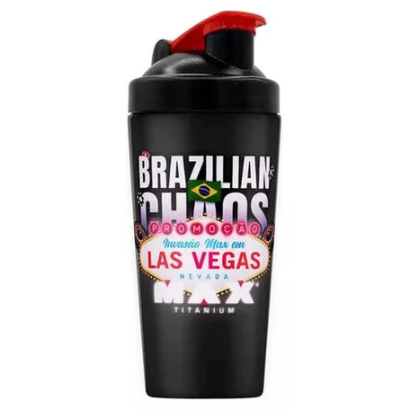 Coqueteleira Invasão Las Vegas (600ml) - Max Titanium *Edição Limitada*