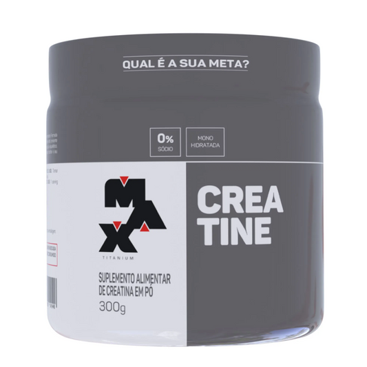Creatina 100% Pura 300G - Max Titanium