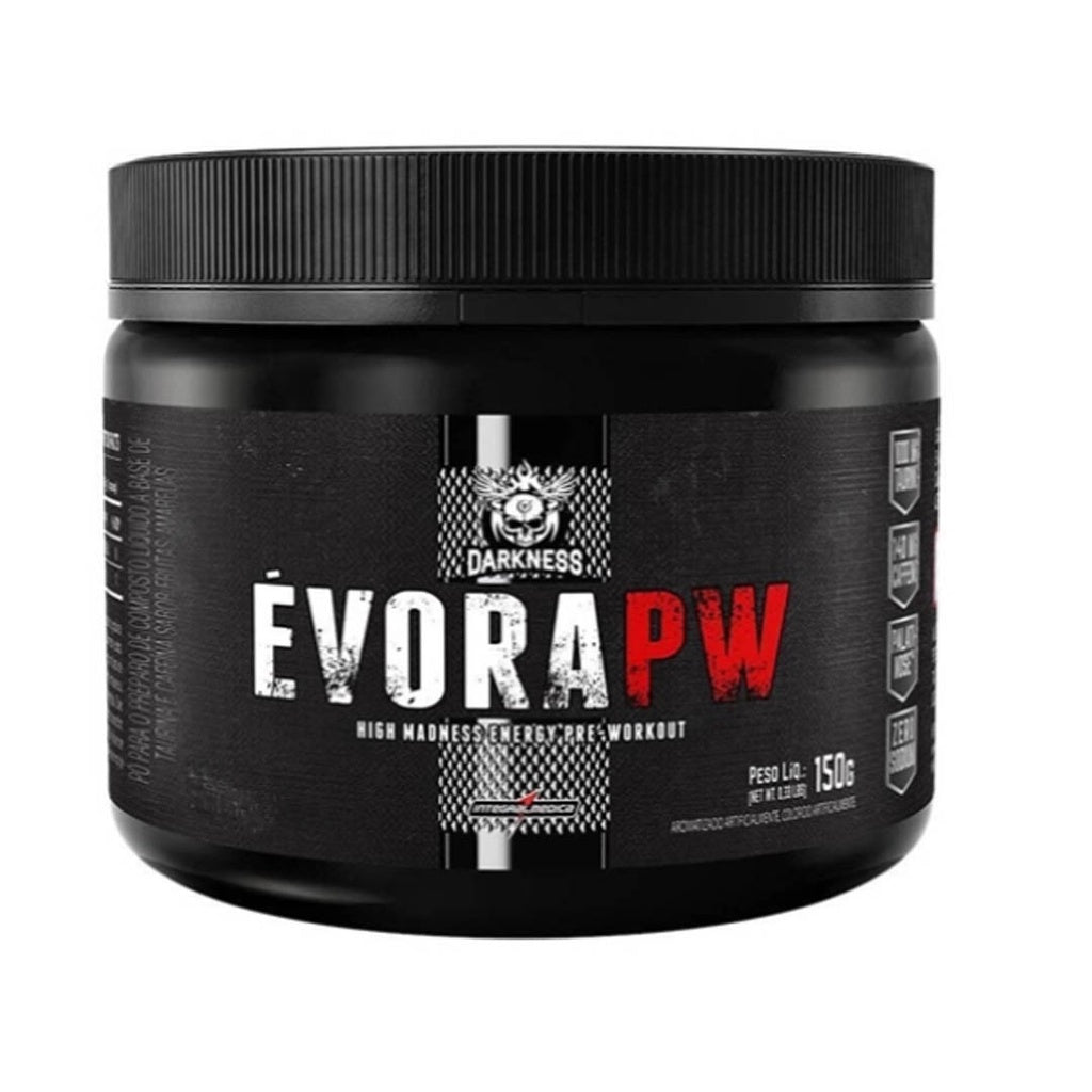 Pré Treino Évora Pw 150G Darkness Nova Formula Beta Alanina