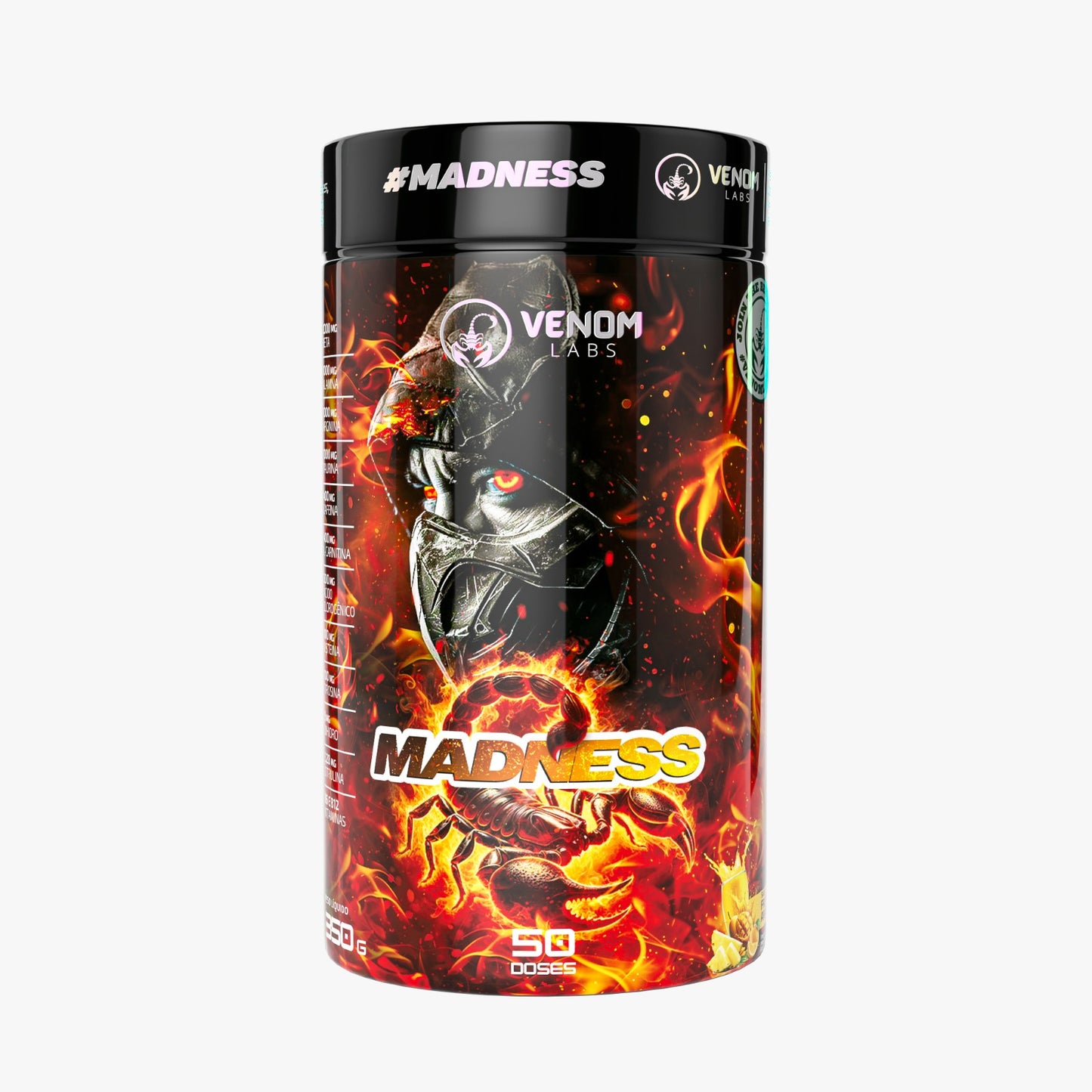 MADNESS 350g *50 doses* (PRÉ TREINO BRUTO) - Venom Labs