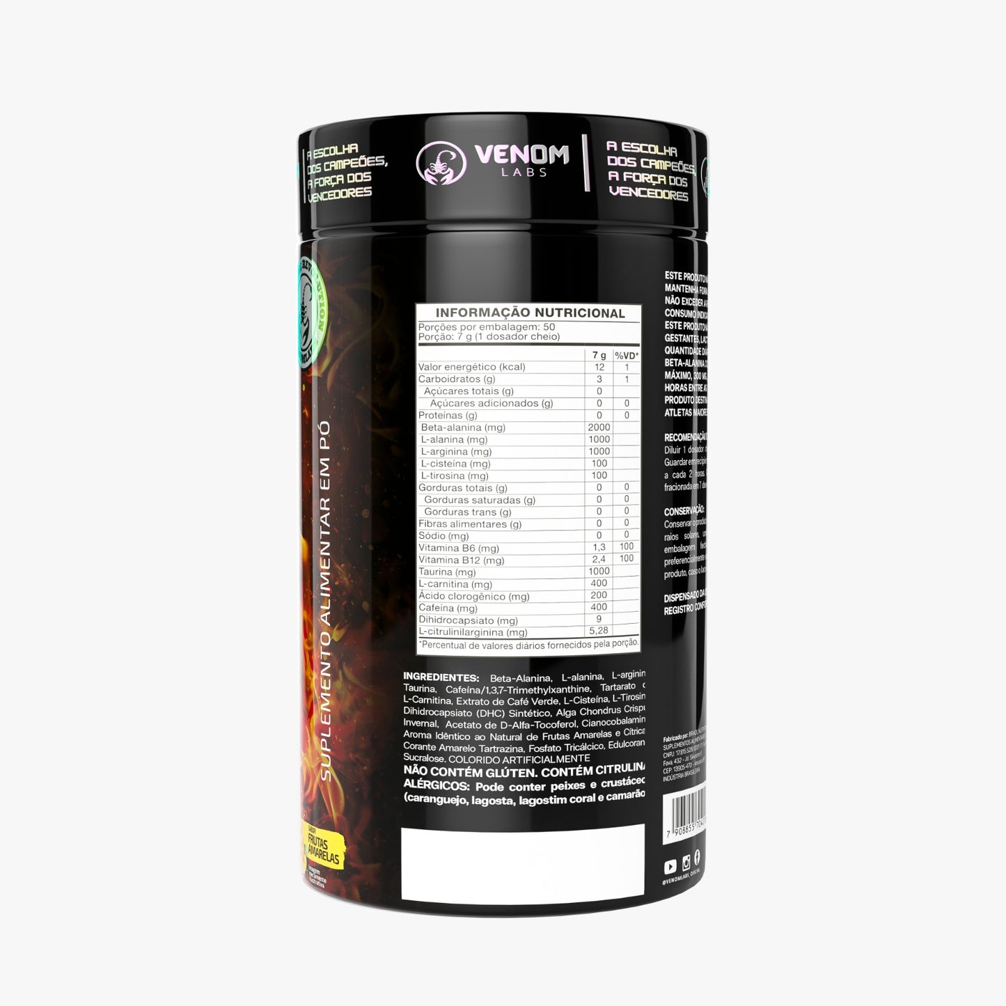 MADNESS 350g *50 doses* (PRÉ TREINO BRUTO) - Venom Labs