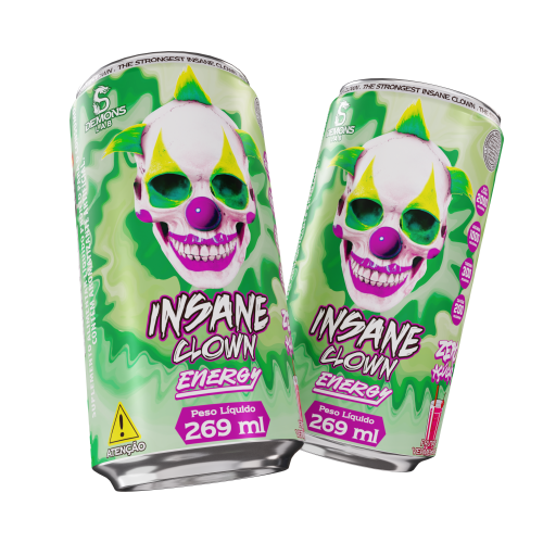 PRÉ TREINO INSANE CLOWN ENERGY 269ml  - DEMONS LAB