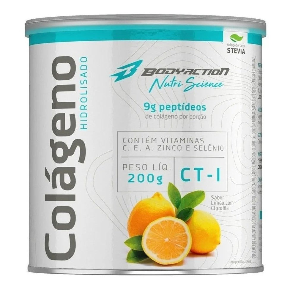 Colágeno hidrolisado VERISOL + ct-1 (ácido hialurônico) 200g 20 DOSES - Body Action