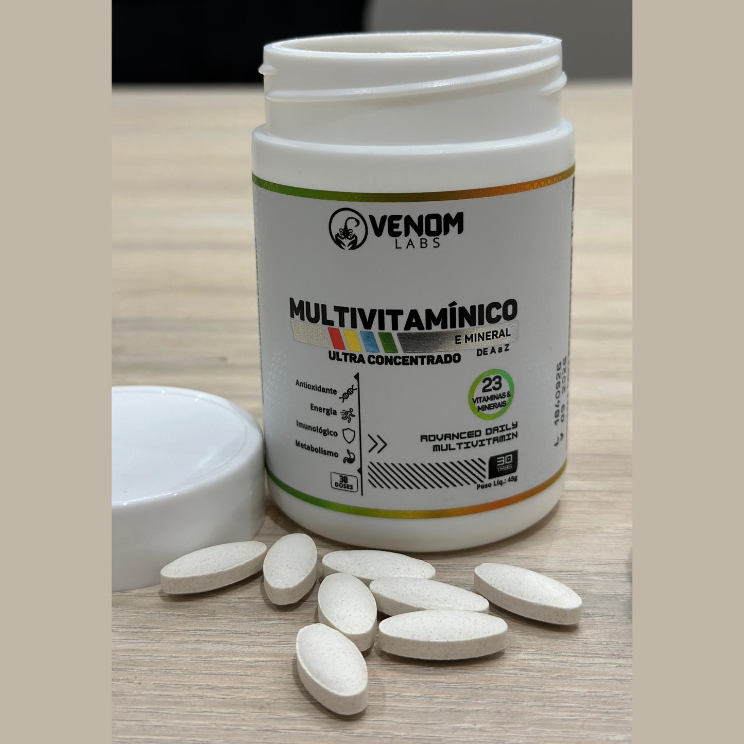 Multivitamínico Ultraconcentrado 30 Tabs (30 Doses) - Venom Labs