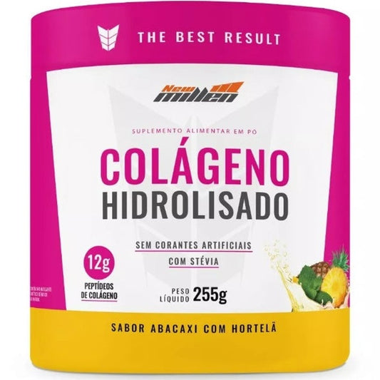 Colágeno Hidrolisado Em Pó 255g - New Millen -