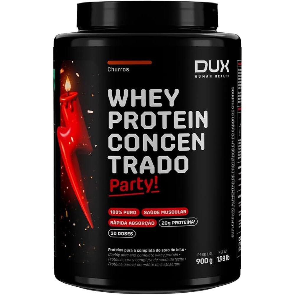 Whey Protein Concentrado Pote 900g - Dux Nutrition
