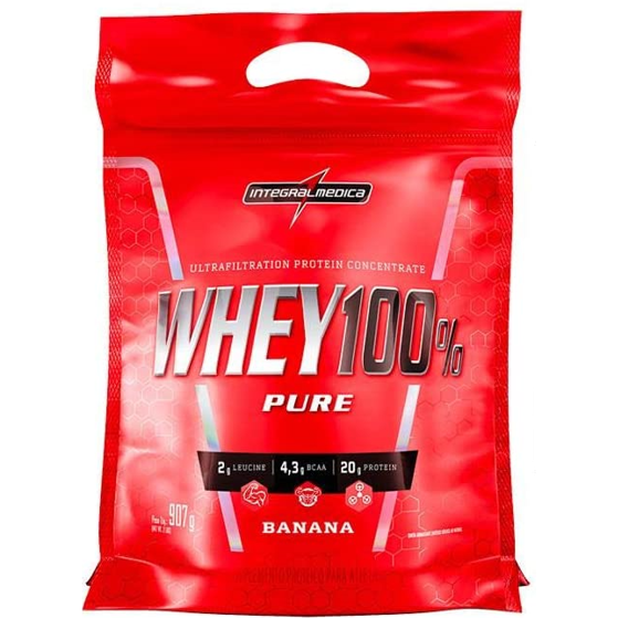 Whey 100% Pure Refil 900g - Integralmedica