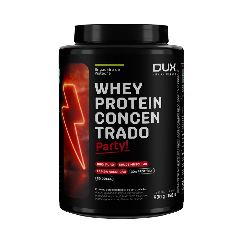 Whey Protein Concentrado Pote 900g - Dux Nutrition