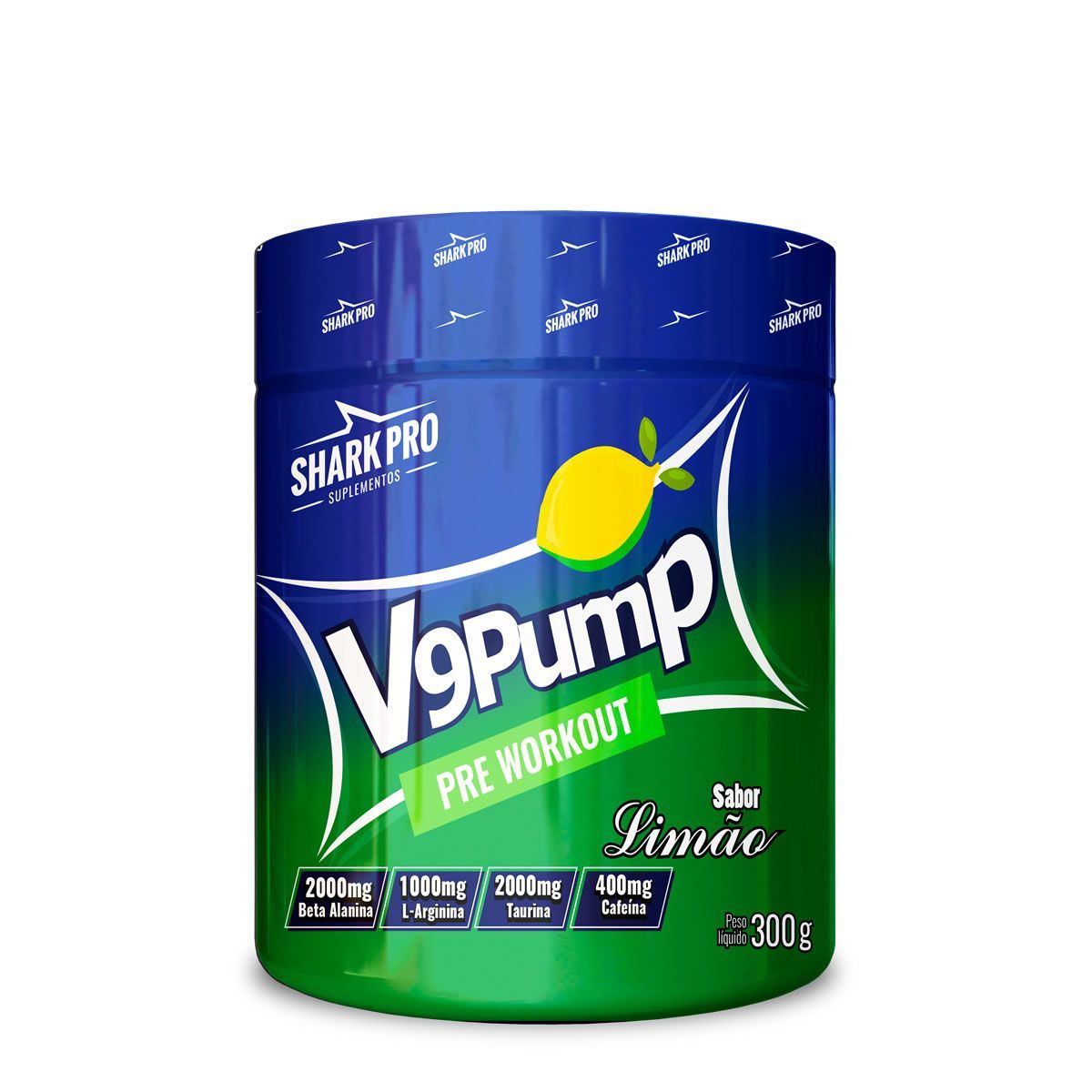V9-pump - Pré Treino 300g (30 doses) - Shark Pro