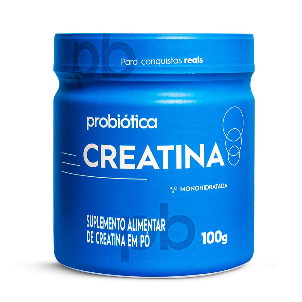 CREATINA PURA POTE 100 GRAMAS - PROBIÓTICA 100% PURA