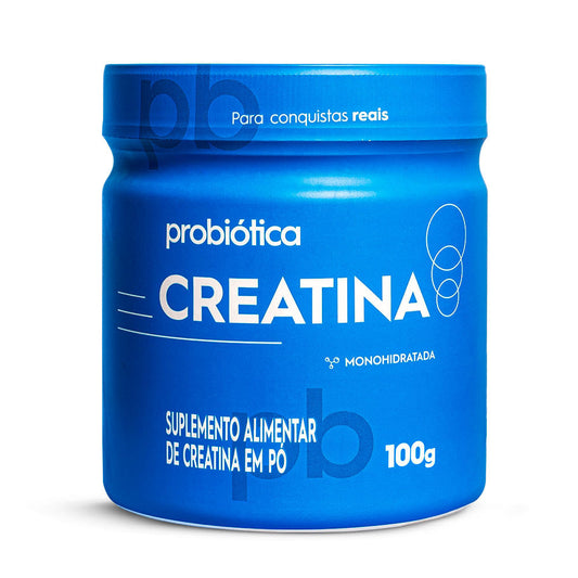CREATINA PURA POTE 100 GRAMAS - PROBIÓTICA 100% PURA