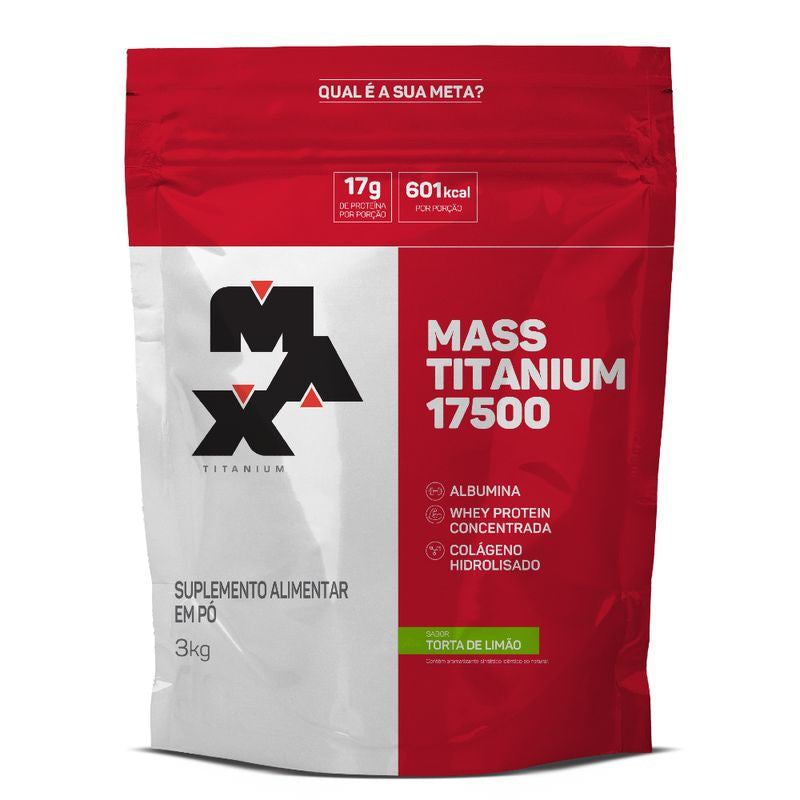 Hipercalórico Mass 17500 - Max Titanium 3Kg