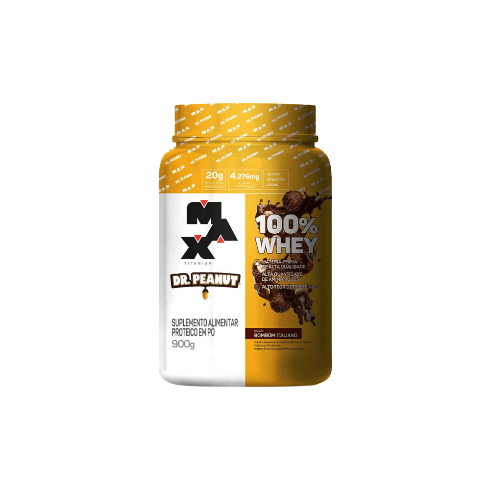 100% Whey Dr Peanut Pote 900g - Max Titanium