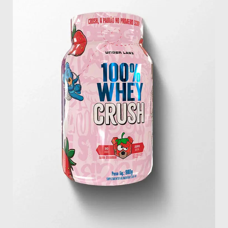 100% WHEY CRUSH CONCENTRADA POTE 900G - Under Labz